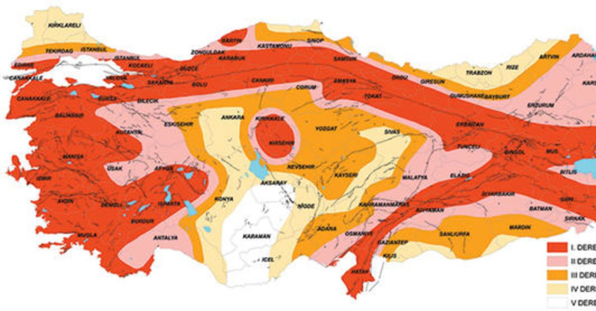 Doğu Anadolu Fay Hattı nereden geçiyor? Deprem fay hattı haritası AFAD